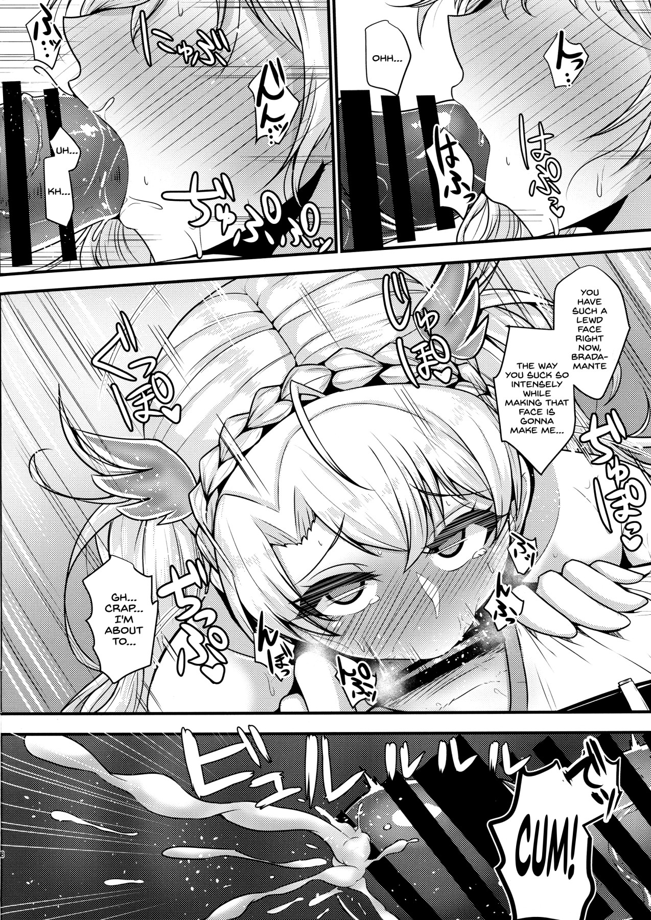 Hentai Manga Comic-A Book Where Bradamante Helps You Get Off With Her Ass-Read-7